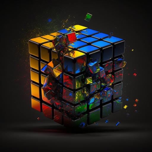 rubik cube logo