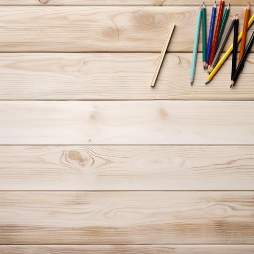 school wood background, White wood background, pencil, pen, school wood background --v 5.2