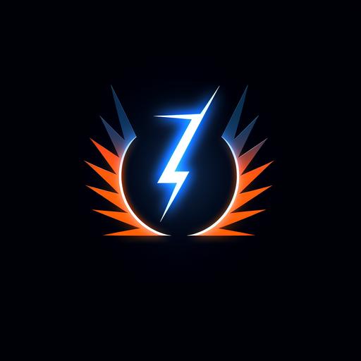 sci-fi electric plumage logo, minimal --v 5.2 --style raw