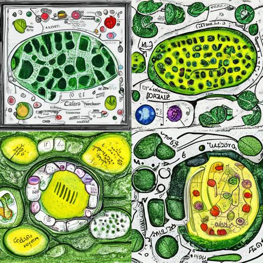 scientific illustration of a plant cell with labels