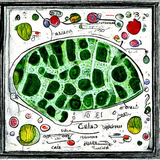 labeled animal cell