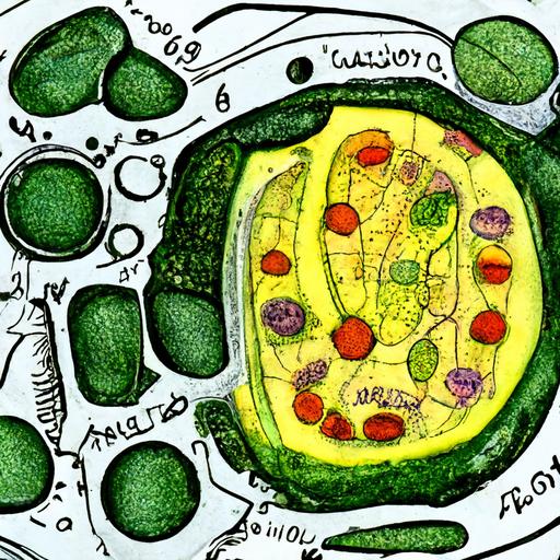 scientific illustration of a plant cell with labels