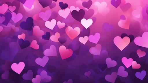 seamless hearts pink purple twitch banner background --ar 16:9