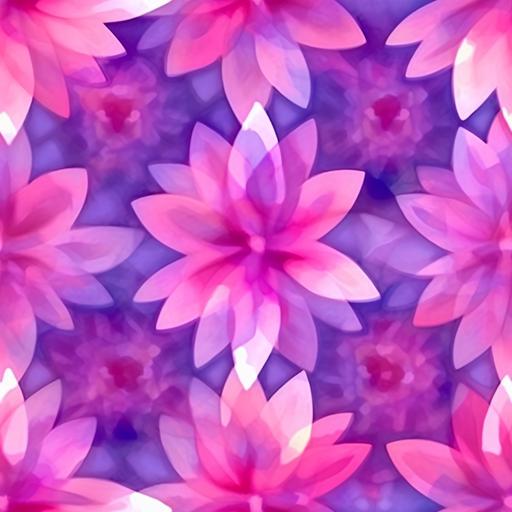 seamless pattern, vibrant pink and purple tie dye in the shape of flowers --tile