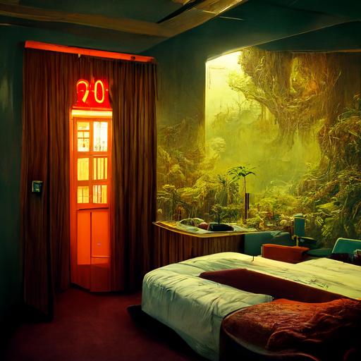 Strange hotel room number 207