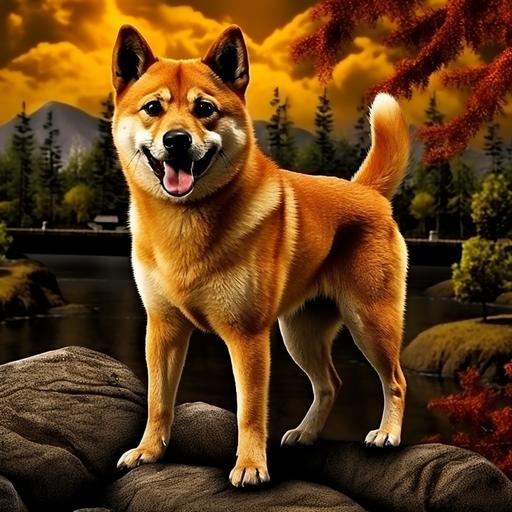 shiba inu heeler mix --style 6OPojVxcqE18 --s 250