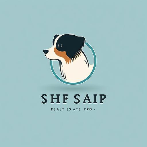 simple pet shop logo, minimalistic