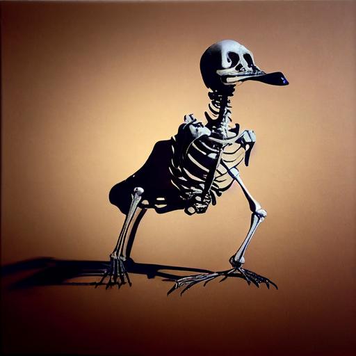 skeleton duck walking --test --creative