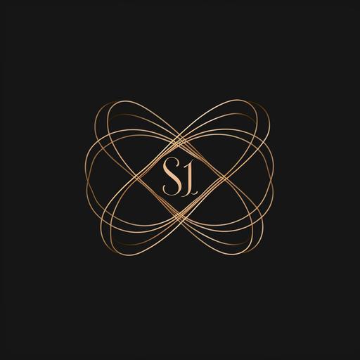 sl logo of thin lines, elegant, modern never seen