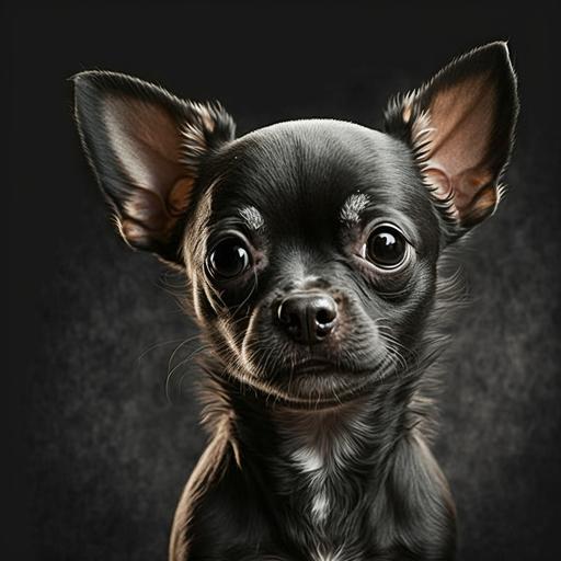 small dog, black color, kind dog,cool dog, chihuahua,pitbull,cute,begging face