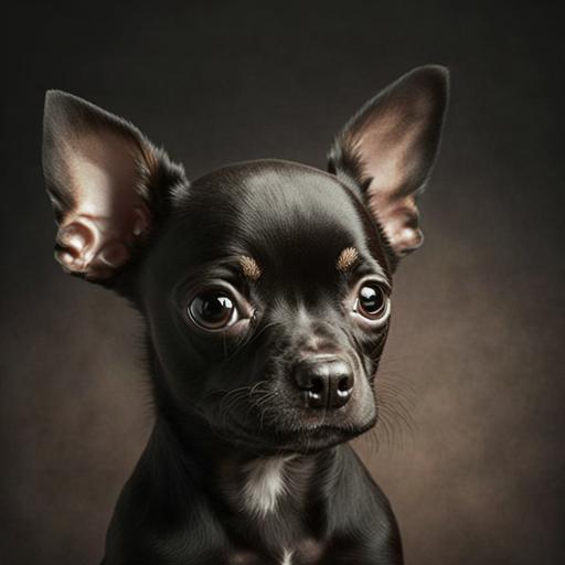 small dog, black color, kind dog,cool dog, chihuahua,pitbull,cute,begging face