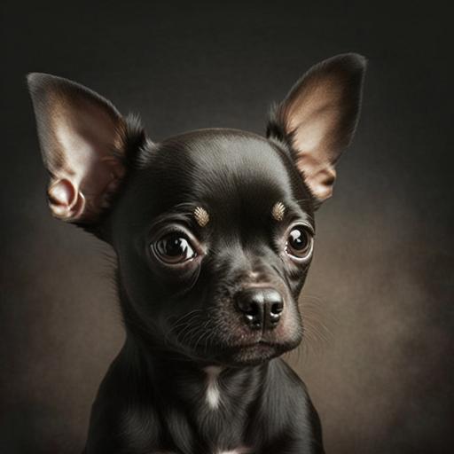 small dog, black color, kind dog,cool dog, chihuahua,pitbull,cute,begging face