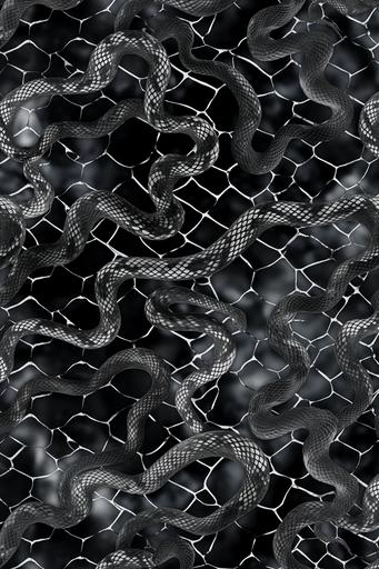 snake scales camo design , 2 colors , sliver and black , --v 6.0 --ar 2:3