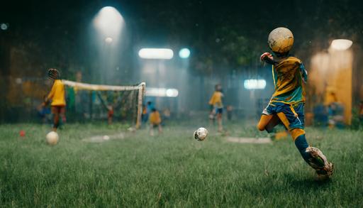 soccer player, maracana, 9, details   hyper real   unreal engine 5, photorealistic, octane render, Vray   Zbrush   DirectX   After Effects   8k UHD   immense detail, enchanced quality   immersive detail,extreme realistic and detailed --ar 16:9