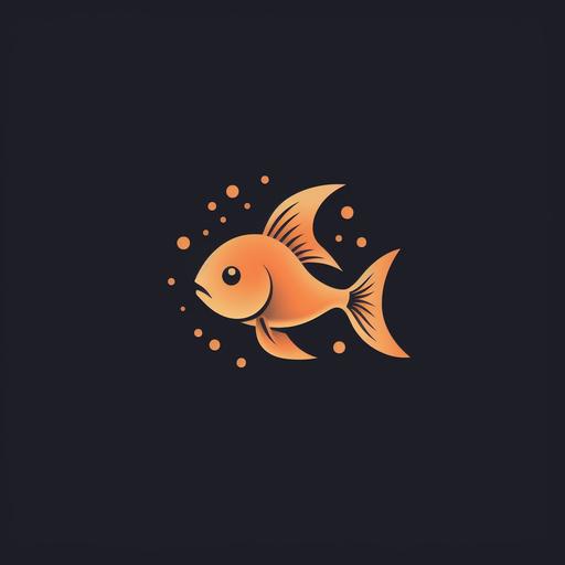 goldfish minimal logo