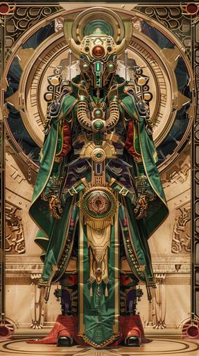 space opera with god is a standing robed three cobra headed cosmic deity with a human body that is translucent and covered in eyessynthwave ambrotype telluric 3d graffiti wall by nychos,::1 a painting of laser INFINITY MIRROR DIMENSIONAL ARCTURIAN goddess by J. C. Leyendecker, intricate details, retro American comic style, SYMMETRY, intricate detail, hight resolution，rich colors，high quality，bright colors，ultrawide shot::1 --ar 9:16 --stylize 250 --v 6.0 --chaos 8