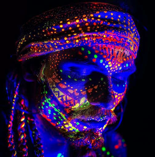 space pirate, black light paint photography --sref  --ar 50:51 --v 6.0 --s 250 --style raw