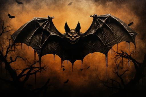 spider bat, halloween --ar 3:2
