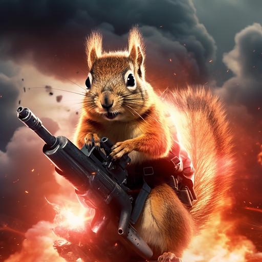 squirrel wielding tactical nuke