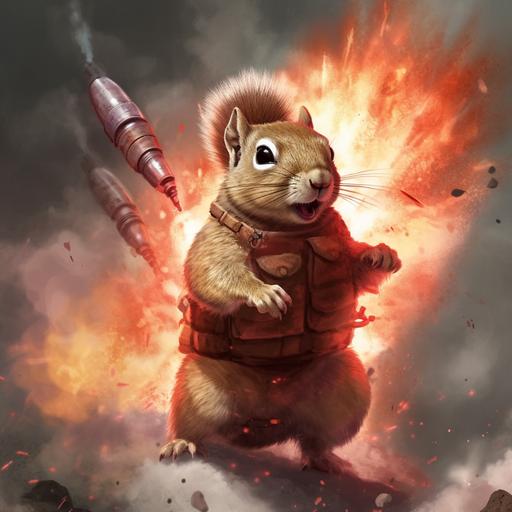 squirrel wielding tactical nuke