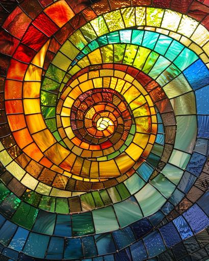 stained glass crop circles --ar 4:5 --v 6.0