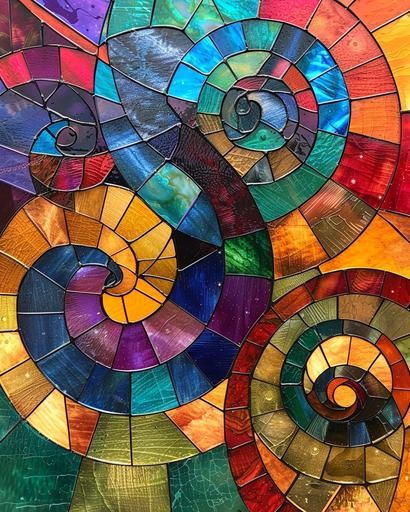 stained glass crop circles --ar 4:5 --v 6.0