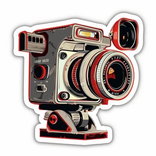 sticker, video camera --v 6.0