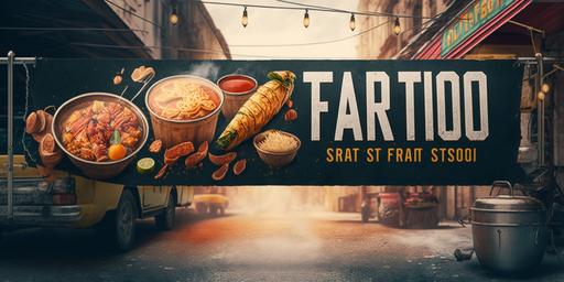 street food banner --ar 4:2