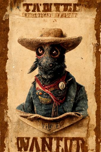 taco varmint western wanted poster vintage hyperfine detail photorealistic unreal engine hd --ar 8:11