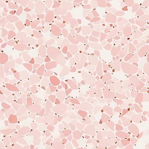 terrazzo natural pink colors and white --tile