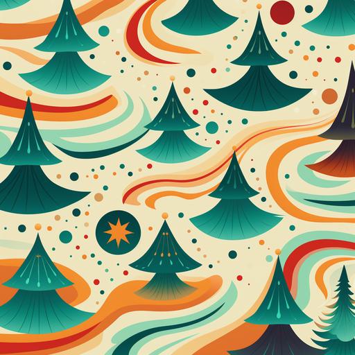 texture, 70’s and groovy style, pattern, vector, png, christmas ambiance