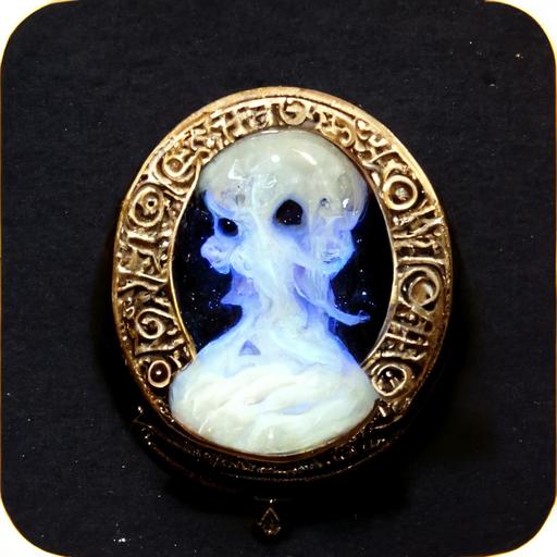 the cameo brooch of enochian magic ghost light --v 3