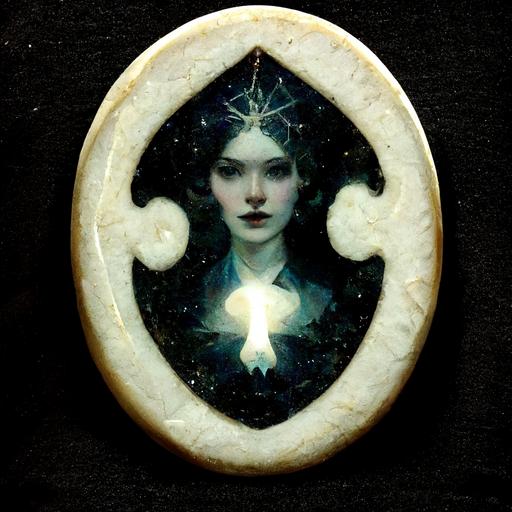 the cameo brooch of enochian magic ghost light --v 3