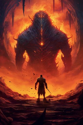 the duke is standing beneath fire and lightning, in the style of dan mumford, purple and bronze, magali villeneuve, philipp otto runge, cold and detached atmosphere, uhd image, silence ::1  a burning spacecraft with a person standing in front of it, in the style of abstract illusionism, anime art, photorealistic eye, fantastical landscapes, tumblewave, expansive ::  the dark lord of shadows poster, in the style of dan mumford, rhads, light violet and blue, animated energy, uhd image, enki bilal, referential painting 2d game art - vibrant illustrations - dark magenta and light azure - heavy metal embroidery - unreal gold jewelry ::0.75  an image showing an image of a spiky black hole, in the style of fantasy illustrations, epic landscapes, detailed character illustrations, red and amber, precisionist, wandering eye, nightcore :: a character is riding the big bull of fire, in the style of intense color palette, indigo and green, apocalyptic visions, byzantine-inspired, cinematic storytelling - marvel comics - purple and azure:: doomsday' by stooge artist marcel j hennesy, , matti suuronen, fantastical ruins :, in the style of , --ar 2:3 --c 12 --s 250 --style raw  --q 2