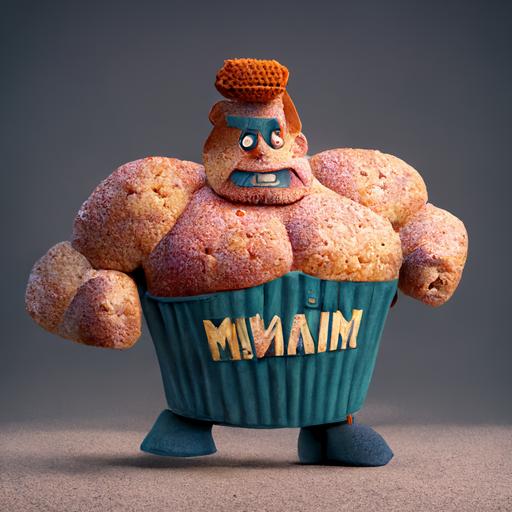 the muffin man 3d cartoon