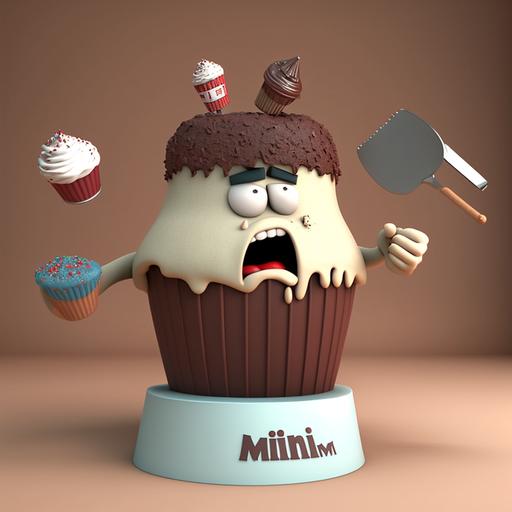 the muffin man 3d cartoon