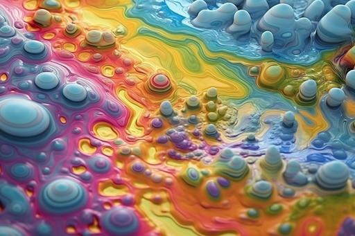the surface of an alien planet, organic, slime, blob, abstract texture, surreal, keywords, google --ar 3:2