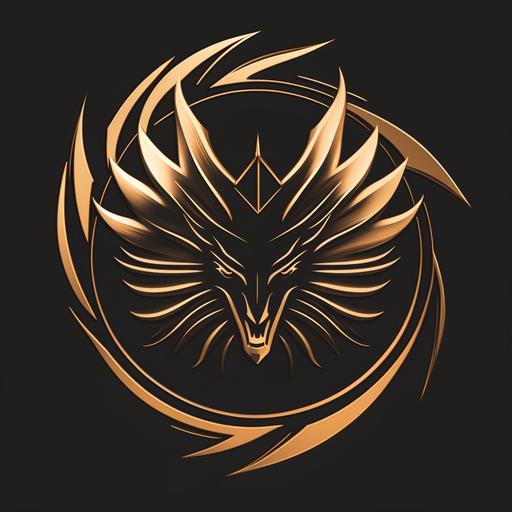 the witcher medallion as a minimalistic logo