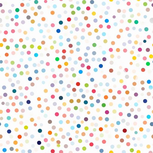 tiny dots, rainbow, white background --tile