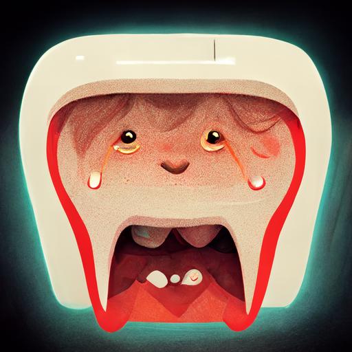 tooth crying in ambulance 🚑