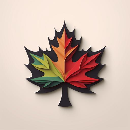 tree paper canada logo design backgroung 8k