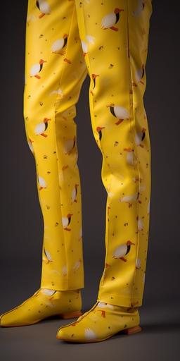trendy rubber ducky cigarette pants --ar 1:2 --v 5.1