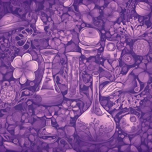 trippy purple science lavender wallpaper --v 5.0