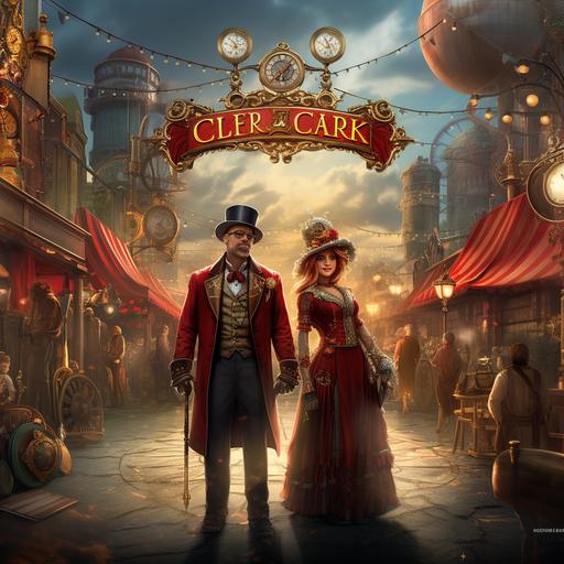 ultra realistic 8k,In a steampunk-infused alternate history, a circus troupe with an array of clockwork and steam-powered attractions arrives in a city reminiscent of Victorian London. Write a dialogue between a skeptical detective and the circus's enigmatic ringmaster, as they engage in a battle of wits and veiled references, each trying to outsmart the other while deciphering the true nature of the circus's mechanical wonders.