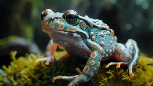 underground osteobeast cute frog --v 6.0 --ar 16:9