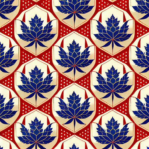 vintage streetwear wallpaper, maple leafs, soccer balls, repeating pattern, seamless texture, red, umbro, adidas --chaos 75 --upbeta --v 4