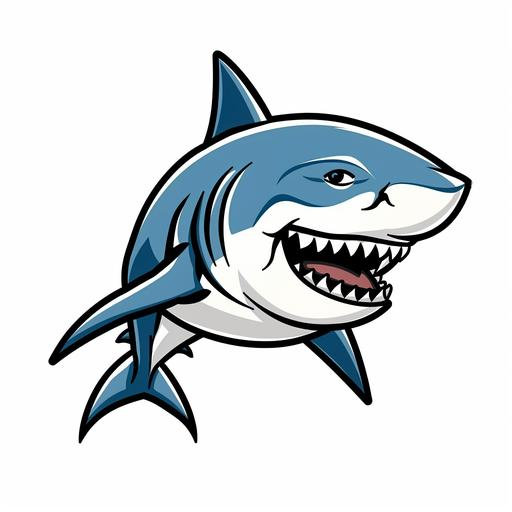 logo, shark, cartoon, background white