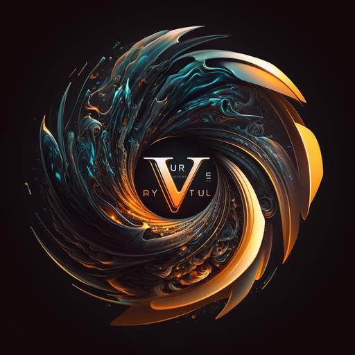 vortex, logo, 4k, 8k, sharp dipth