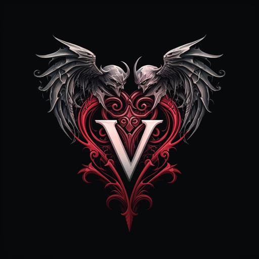 vs logo, gothic, pretty