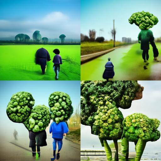 walking and talking broccoli